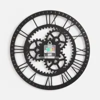 Часы &laquo;Ход времени&raquo;, черные