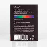 Световой прибор &laquo;Цветок&raquo; 12.5 см, свечение RGB, 220 В, красный