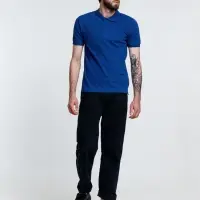 Рубашка поло мужская Adam, ярко-синяя, размер XL