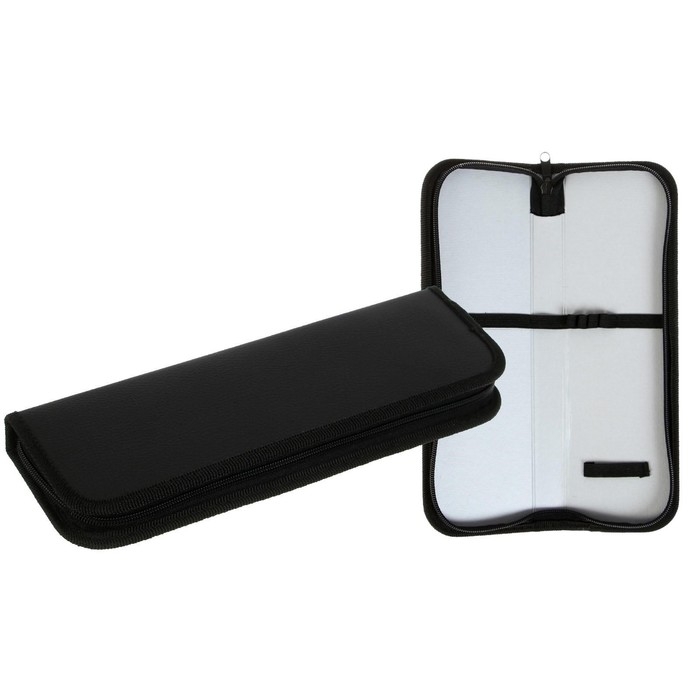 Пенал для кистей 270 х 90 кожзам, ФК-1, черный Пенал для кистей 270 х 90 кожзам, ФК-1, черный