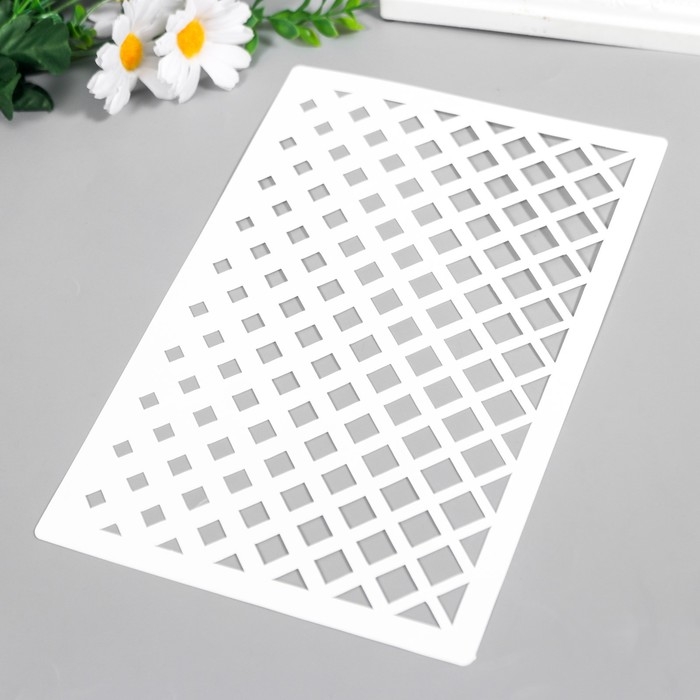 Трафарет пластиковый Трафарет пластиковый "Разные ромбы" 24х16 см