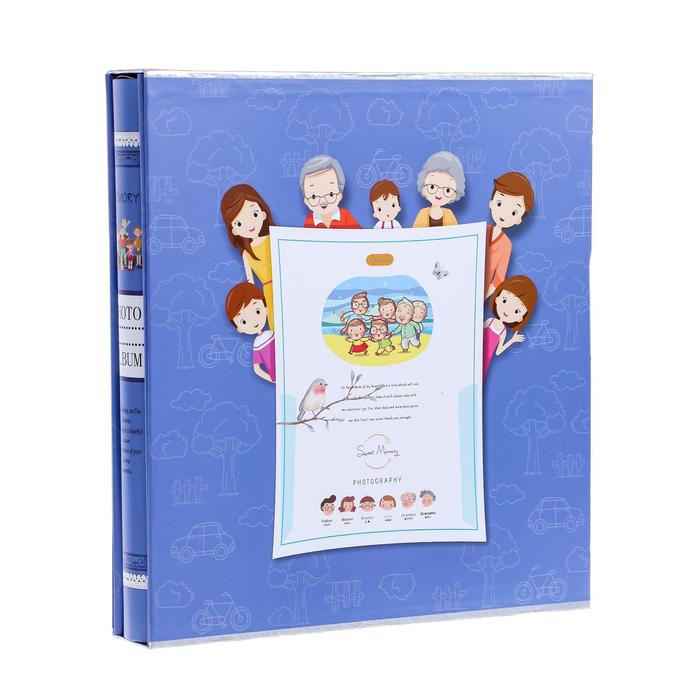 Фотоальбом на 600 фото 10х15 см "Большая семья" в коробке 33,7х30,3х5,8 см