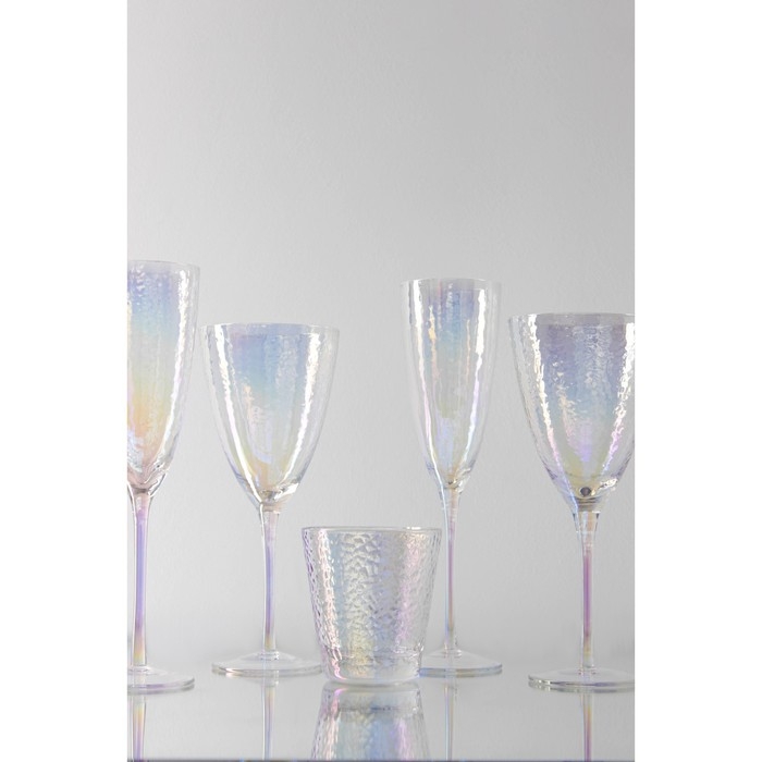 Стакан стеклянный Magistro &laquo;Жемчуг&raquo;, 250 мл, цвет перламутровый