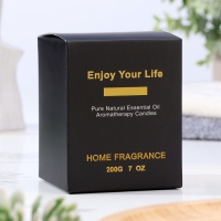 Свеча ароматическая в банке "Морская соль и шалфей", 7х9 см Свеча ароматическая в банке "Морская соль и шалфей", 7х9 см