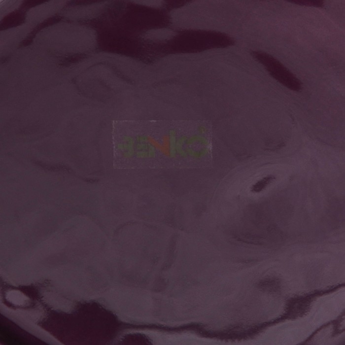 Тарелка керамическая &laquo;Виноград&raquo;, плоская, фиолетовая, 23,5 см, 1 сорт, Иран