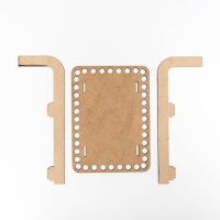 Заготовка для вязания "Саночки" (набор 3 детали) 18х11 см