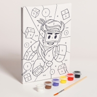 Картина по номерам для детей &laquo;Смелый герой&raquo;, 21 х 15 см