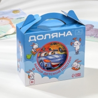 Набор детской посуды из керамики Доляна «Гонки», 3 предмета: кружка 230 мл, миска 400 мл, тарелка d=18 см Набор детской посуды из керамики Доляна «Гонки», 3 предмета: кружка 230 мл, миска 400 мл, тарелка d=18 см