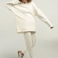 Свитшот унисекс S2, молочно-белый, размер XL/XXL