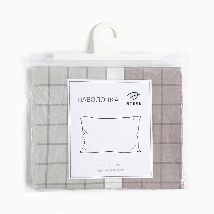 Наволочка Этель Imperia 50*70см, 100% жатый хлопок, 140 г/м&sup2;