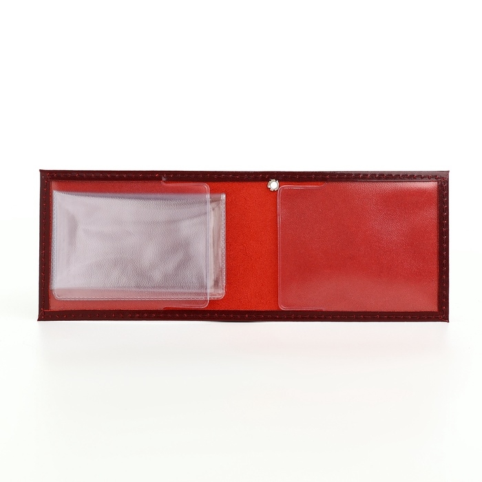 Обложка для удостоверения Обложка для удостоверения "Участник боевых действий", цвет бордовый