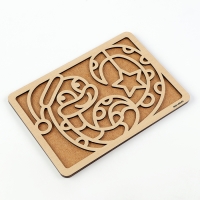 Аппликация пластилином на новый год &laquo;Змея в шапочке&raquo;, новогодний набор для творчества, символ года 2025