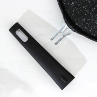 Сковорода блинная, d=20 см, пластиковая ручка, антипригарное покрытие, цвет тёмный мрамор Сковорода блинная, d=20 см, пластиковая ручка, антипригарное покрытие, цвет тёмный мрамор