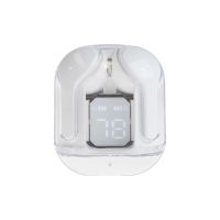 Наушники беспроводные Air31, TWS, вакуумные, BT 5.0, 45/230 мАч, прозрачные, белые Наушники беспроводные Air31, TWS, вакуумные, BT 5.0, 45/230 мАч, прозрачные, белые