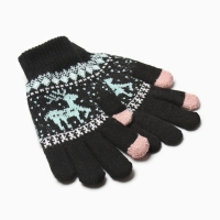 Перчатки подростковые MINAKU 21 см черный Перчатки подростковые MINAKU 21 см черный