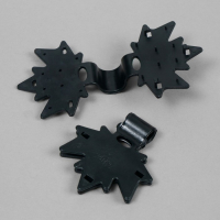 Сетка затеняющая, 5 &times; 3 м, плотность 55 г/м&sup2;, зелёная, в наборе 15 клипс