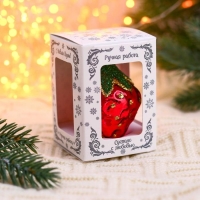 Ёлочное украшение "Клубничка"6 см