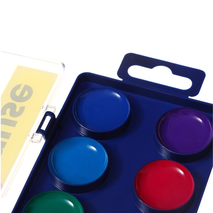 Акварель 12 цветов, ErichKrause Jolly Friends Neon, пластик, с европодвесом