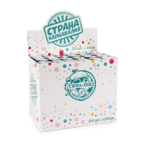 Новогодняя хлопушка пневматическая &laquo;С Новым Годом&raquo;, снежинки, 20 см.