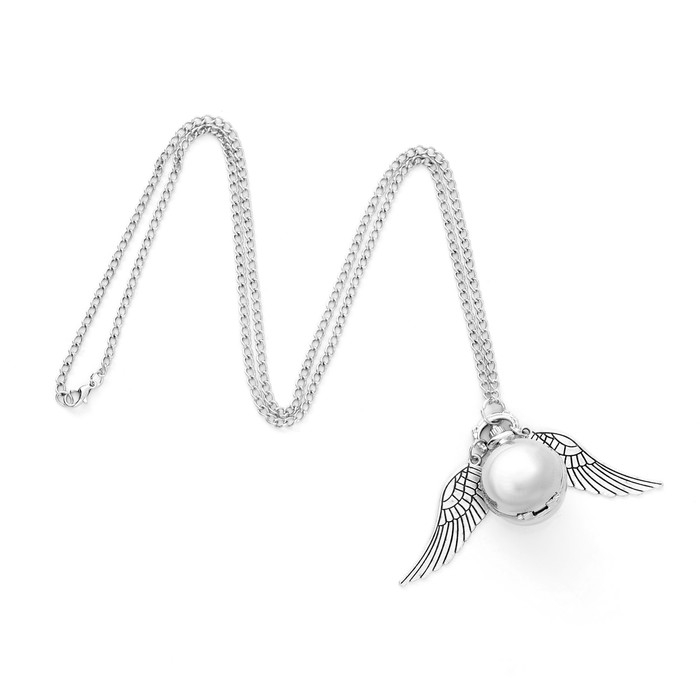 Часы карманные "Снитч", кварцевые, d циферблата-2.7 см, серебро