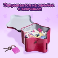 Макси-пазлы в металлической коробке &laquo;Волшебные феи&raquo;, 10 пазлов, 38 деталей