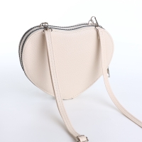 Сумка женская кросс-боди на молнии, цвет белый Сумка женская кросс-боди на молнии, цвет белый