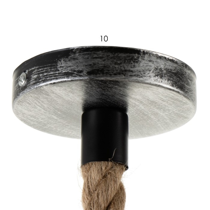 Подвес BayerLux Подвес BayerLux "Фитинг" Е27 серебро 5х5х100 см