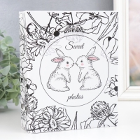 Фотоальбом на 100 фото 13х18 см "Милые зайчики" 19,5х15,5х4 см Фотоальбом на 100 фото 13х18 см "Милые зайчики" 19,5х15,5х4 см