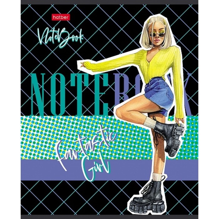 Тетрадь 60 листов в клетку, Zoomer-girl, обложка мелованный картон, блок офсет 65г/м2, 5 видов, МИКС Тетрадь 60 листов в клетку, Zoomer-girl, обложка мелованный картон, блок офсет 65г/м2, 5 видов, МИКС