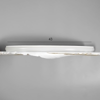 Бра "Перо" LED 22Вт 4000К белый 17х4х64см