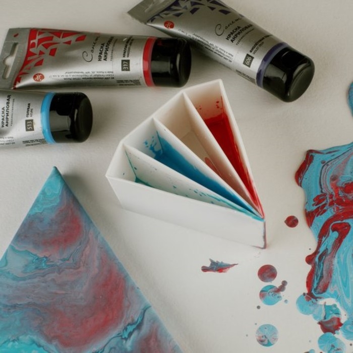 Стакан для техники Стакан для техники "флюид арт", ЗХК "Сонет", 4 секции, блистер