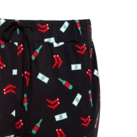 Пижама новогодняя мужская KAFTAN "Chill bro", цвет чёрный, размер 50