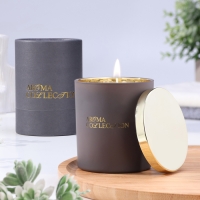 Свеча ароматическая в стакане "Aroma collection", 260 г, османтус, в тубусе Свеча ароматическая в стакане "Aroma collection", 260 г, османтус, в тубусе