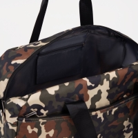 Сумка дорожная на молнии, наружный карман, цвет мультикам Сумка дорожная на молнии, наружный карман, цвет мультикам