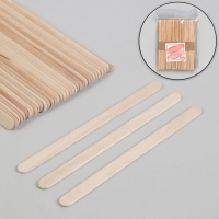 Шпатели для депиляции, деревянные, 14 &times; 1 см, 50 шт