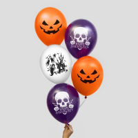 Воздушный шар латексный 12" «Страшилки, 50 шт., МИКС Воздушный шар латексный 12" «Страшилки, 50 шт., МИКС