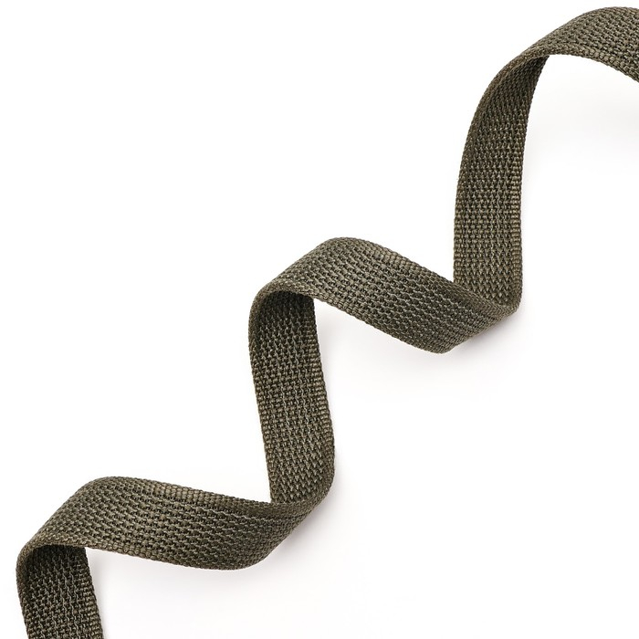 Поводок брезентовый 2 м х 2,5 см, тёмно-зелёный