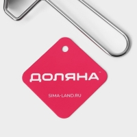 Ролик для вырезания кругов из теста Доляна, d=8 см, цвет серебристый Ролик для вырезания кругов из теста Доляна, d=8 см, цвет серебристый