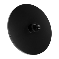 Набор леек для душа ZEIN Z3553, верхняя на шарнире d=22 cм, ручная 5 режимов d=12 cм, черный