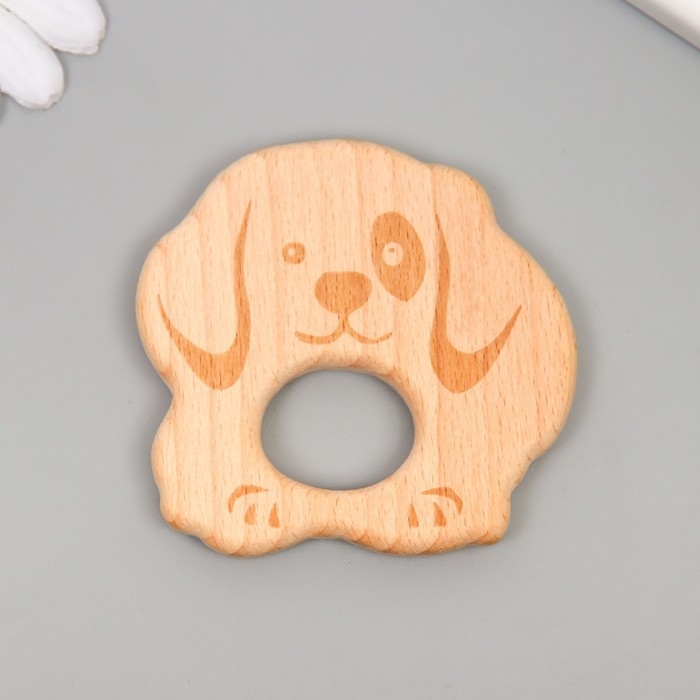 Декор для творчества дерево Декор для творчества дерево "Собака" 7х6,4 см