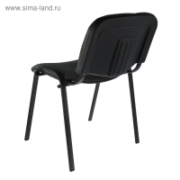 Стул "ИЗО", каркас чёрный, обивка ткань серая