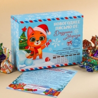 Конфеты в коробке-письме &laquo;Новогоднее письмо от дедушки мороза&raquo;, 300 г.