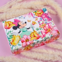 Подарочная коробка, складная "Цвети" 16х23х7.5 см, Минни Маус