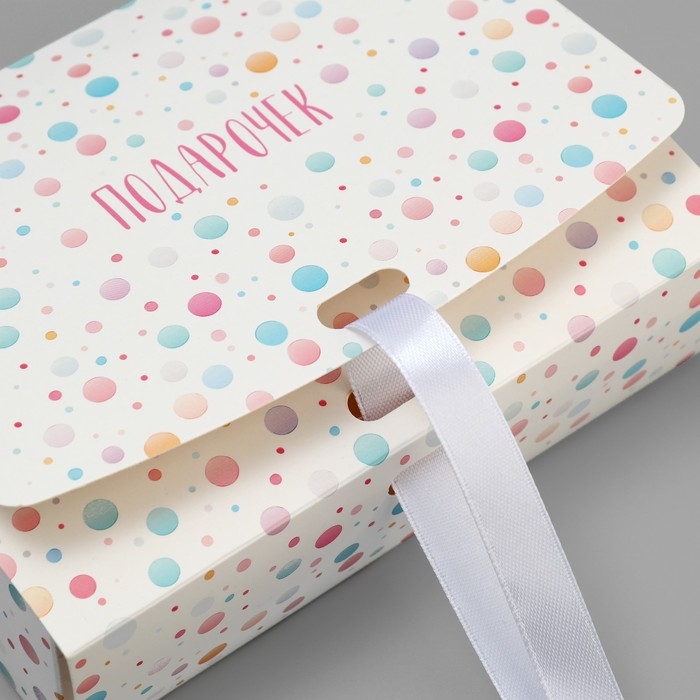 Коробка подарочная складная, упаковка, &laquo;Подарочек&raquo;, 16.5 х 12.5 х 5 см