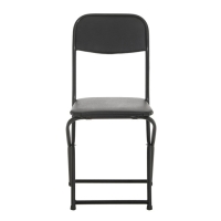 Стул складной "Конференц" черный/черный