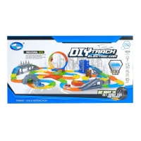 Автотрек &laquo;Магический Трек&raquo;, гибкий, светится в темноте, 133 детали, лифт, мёртвая петля