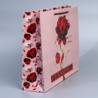 Пакет подарочный ламинированный горизонтальный, упаковка, &laquo;8 марта&raquo;, L 28 х 38 х 9 см