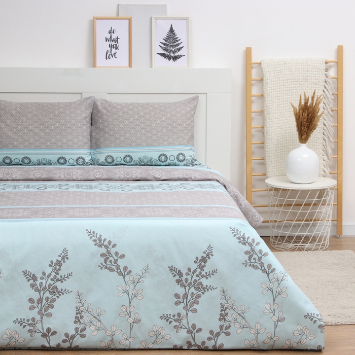 Постельное бельё LoveLife евро Flower 225х215см, 240х220см, 50х70см-2шт, хлопок, бязь, 125г/м2 Постельное бельё LoveLife евро Flower 225х215см, 240х220см, 50х70см-2шт, хлопок, бязь, 125г/м2