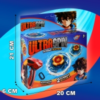 Набор волчков с запуском «Торнадо», 2 волчка, запуск на верёвке Набор волчков с запуском «Торнадо», 2 волчка, запуск на верёвке