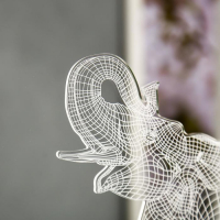 Светильник "Слон" LED RGB от сети RISALUX Светильник "Слон" LED RGB от сети RISALUX